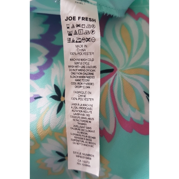 Floral Joe Fresh Summer Dress - Picture 4 of 4